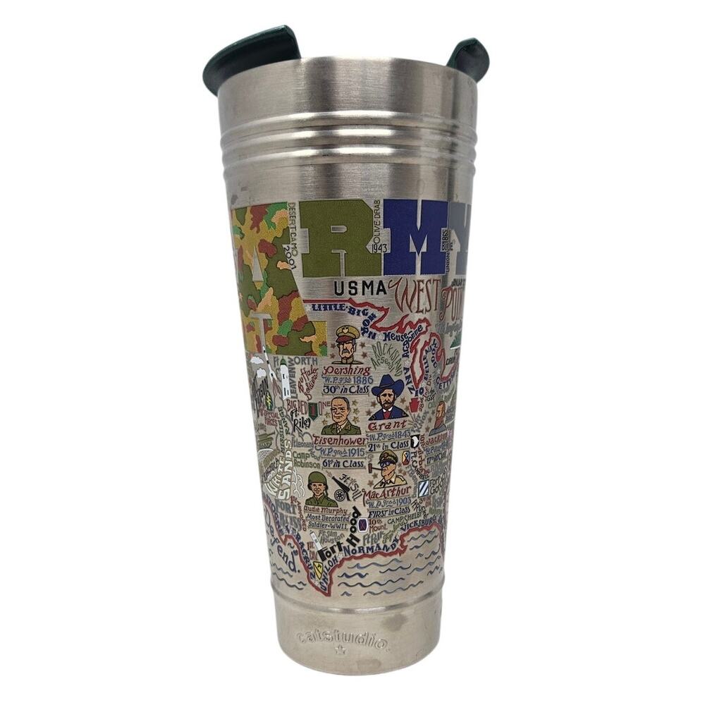 Catstudio Stainless Steel Army Travel Coffee Mug Insulated American History